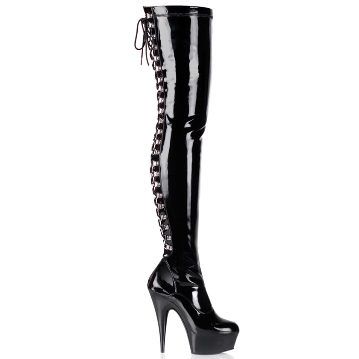 Dancing in thigh high boots sale