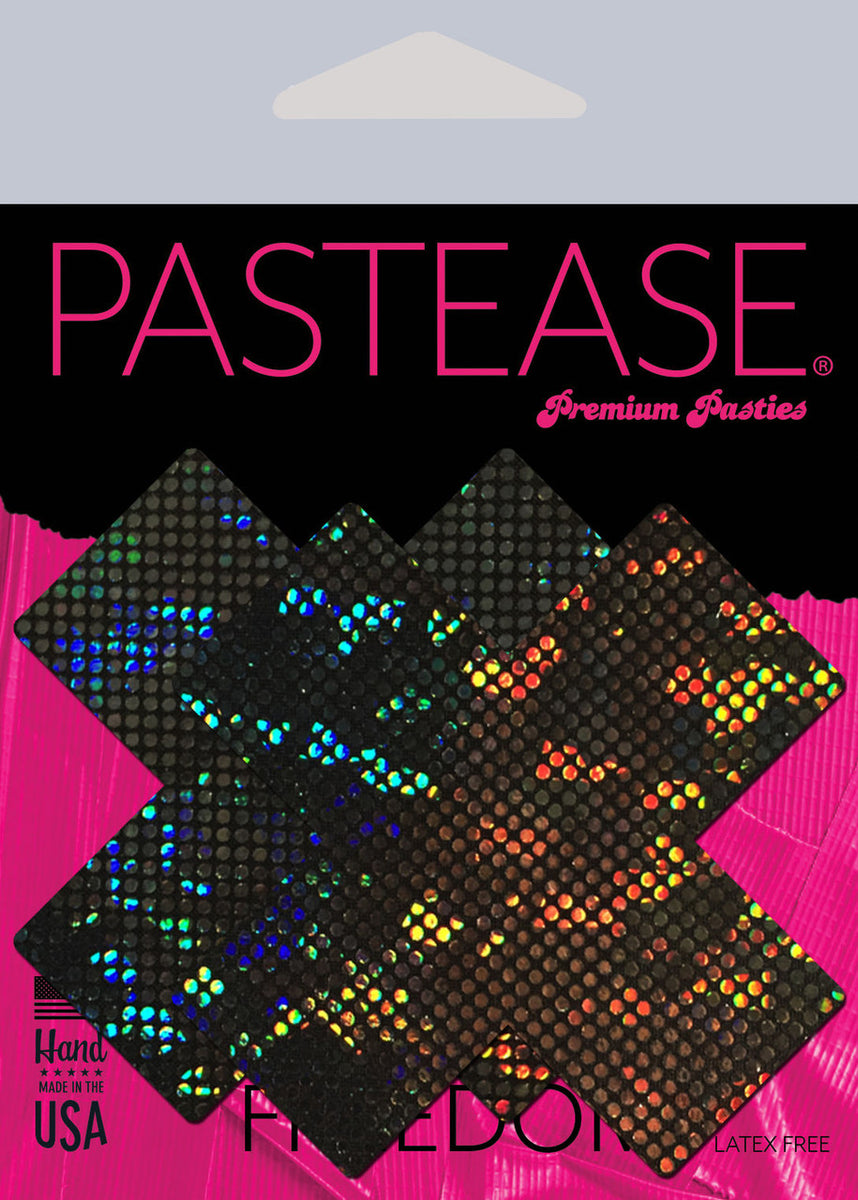 Plus X: Liquid Red Cross Nipple Pasties by Pastease. – Hollywood Exotic Shop
