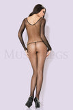 Women's, Long Sleeve, Fishnet Bodystocking.  Music Legs 1791