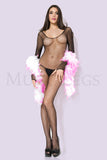 Women's, Long Sleeve, Fishnet Bodystocking.  Music Legs 1791