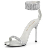 Pleaser, Fabulicious, Women 4.5" Stiletto High Heels Platform Sandal. CHIC-40
