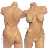 Women's, Tie Side Bikini Set. HE-3001 Nude