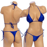 Women's, Tie Side Bikini Set . HE-3001 Royal/Blue