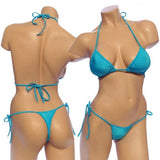 Women's, Tie Side Bikini Set . HE-3001 Turquoise
