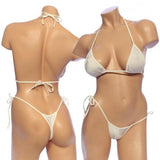 Women's, Tie Side Bikini Set . HE-3001 White
