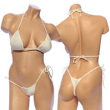 Women's, Tie Side Bikini Set . HE-3001 White