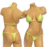 Women's, Tie Side Bikini Set . HE-3001 Yellow