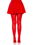 Women's, Nylon Tights Pantyhose. Hosiery. Leg Avenue 7300 Red.