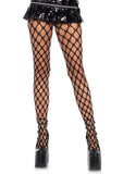 Women's, Jumbo Pothole Net Tights, Stockings. Leg Avenue 9331 Black.