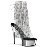 Clubwear, Exotic Dancing, 6" Stiletto Heel Platform Ankle/Boots.DELIGHT-1017RSF