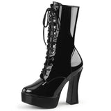 Pleaser ELECTRA-1020 Women's Knee Boot Lace up 5" Platform Ankle/Mid-Calf Boots.