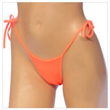 Women's, Exotic,  Side Tie T Back Thong, G-String Bottom. (G-4)