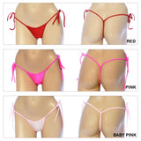 Women's Exotic, Tie Side G-String, Thong. (G-13)