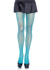 Women's Nylon Fishnet Pantyhose, Stockings,  Leg Avenue 9001  Blue.