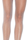 Women's Nylon Glitter fishnet pantyhose, Stockings,  Leg Avenue 9012A White