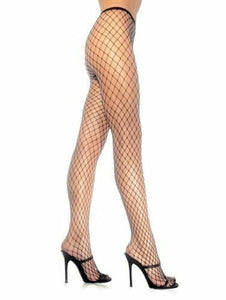 Lady's, Women's Diamond Fishnet Sexy Stockings. Leg Avenue 9005 Black