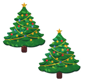 Christmas Tree Nipple Pasties by Pastease.
